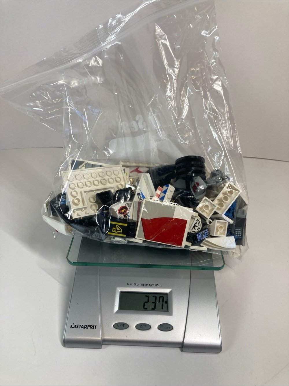 Vintage LEGO Mixed Printed Parts Lot 230g Star Wars Y2K Bulk